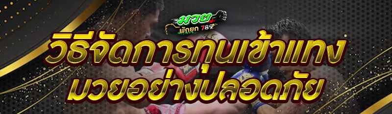 วิธีจัดการทุนเข้าแทงมวยอย่างปลอดภัย
