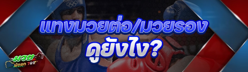 แทงมวยต่อ/มวยรอง ดูยังไง?