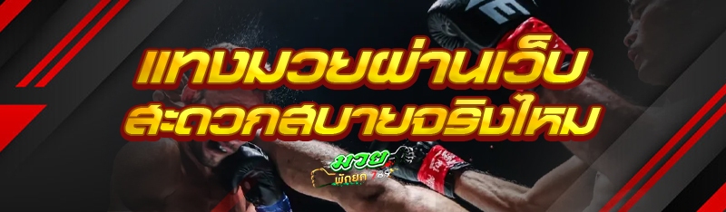 แทงมวยผ่านเว็บ สะดวกสบายจริงไหม