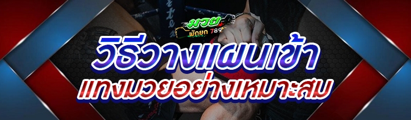 วิธีวางแผนเข้าแทงมวยอย่างเหมาะสม