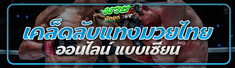เคล็ดลับแทงมวยไทยออนไลน์ แบบเซียน