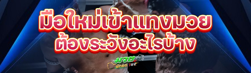 มือใหม่เข้าแทงมวย ต้องระวังอะไรบ้าง