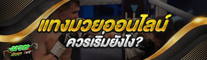 แทงมวยออนไลน์ ควรเริ่มยังไง?