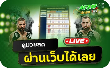 ดูมวยสดผ่านเว็บได้เลย